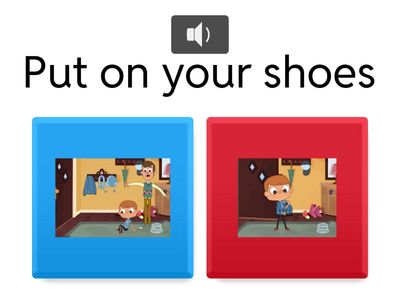 Put on your shoes game