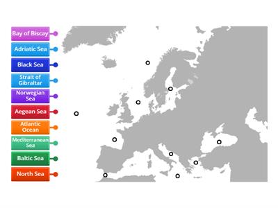 Europe Bodies of Water