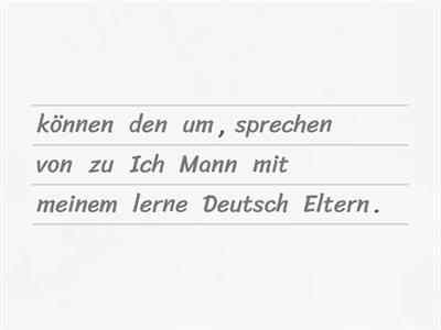 Infinitivkonstruktionen um / anstatt / ohne… zu