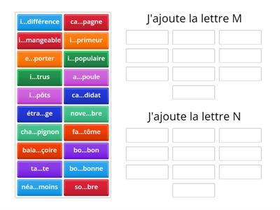 J&A : M devant M B P