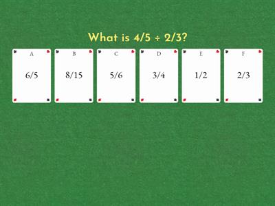 Math operations with Fractions TEJ