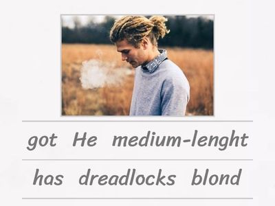 Slp adjectives order with pictures