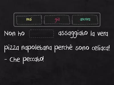 Già, appena, ancora, mai e il passato prossimo