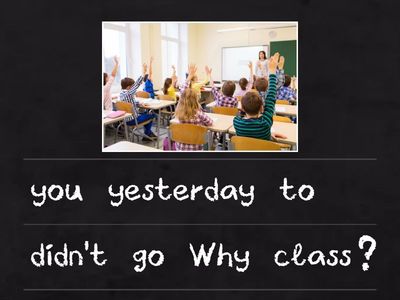 Past simple. Questions with what, why, where and when.