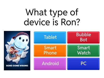 Ron's Gone Wrong Movie Quiz (Re-Do)