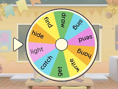 F5/U4/IRREGULAR VERBS/Spin the wheel