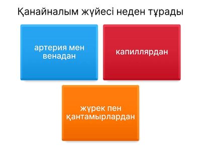 Қан айналым жүйесі