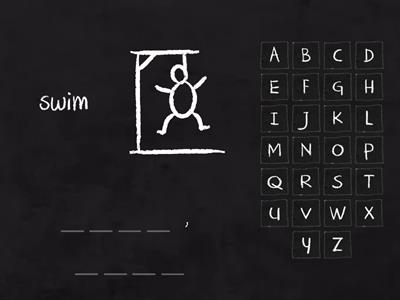 Irregular verbs 4 - Hangman