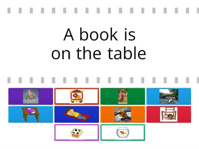 Pre-Primary Preposition Game