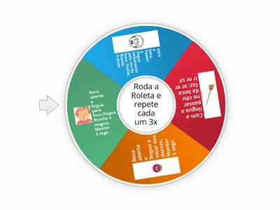 Roleta de Praxias - lingua (r)