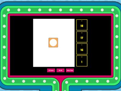 Numicon Number Recognition 11-20 Gameshow Quiz