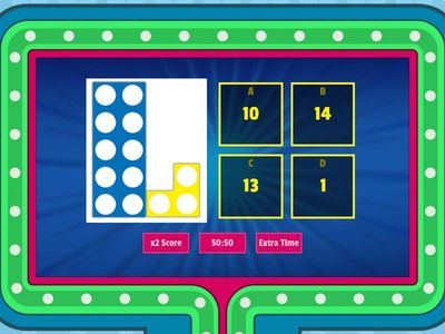 Numicon Number Recognition 11-20 Gameshow Quiz