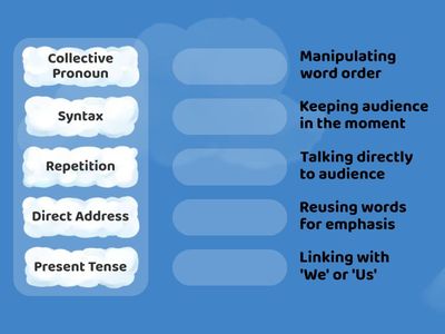 Language Techniques Match-Up