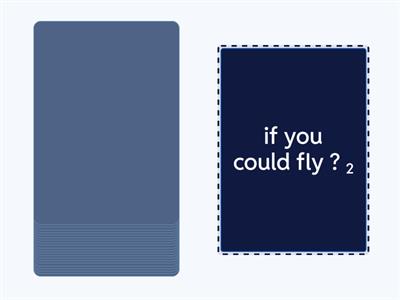 First & Second Conditional Clause Conversation Cards