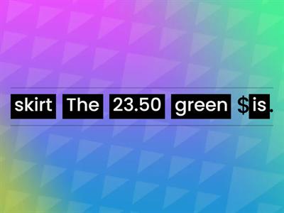 How much is...? (Unscramble)