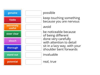 Vocabulary  Job interview
