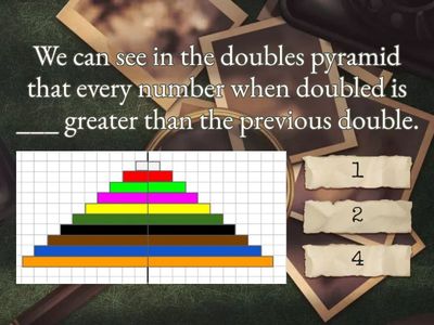 Cuisenaire rods: doubles and halves