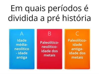  pre história 