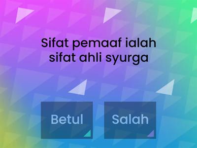 SIFAT PEMAAF