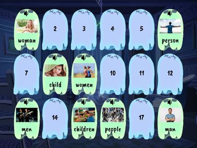 Irregular plurals 4 класс (мемо)