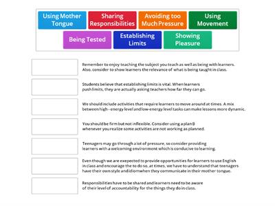 Teaching Teenagers | Checking Understanding 