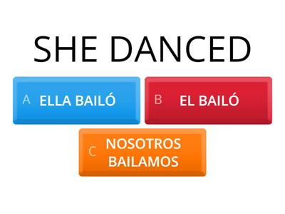 PASADO SIMPLE/VERBOS REGULARES