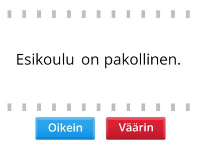 SM2U kpl7 Suomen koulutusjärjestelmä. Oikein vai väärin?