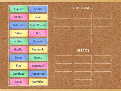  Hiatos y diptongos