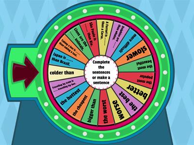  Comparatives and superlatives