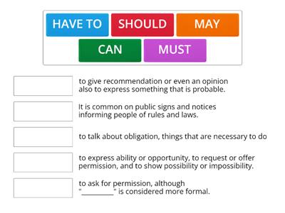 MODAL VERBS