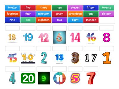 Trinity 1 numbers 1-20