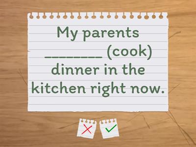 Present Simple VS Present Continuous 