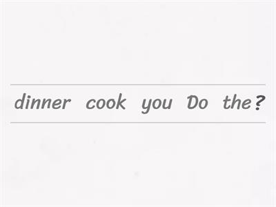 Do / Does / Did Questions Exercise