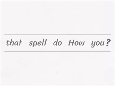 Gateway A2, Starter phrases