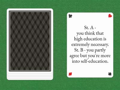 Agreeing/disagreeing