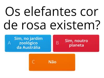 O ELEFANTE COR DE ROSA