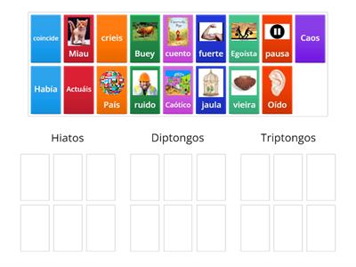 Hiatos, diptongos y triptongos 