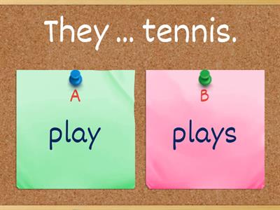 Present Simple - affirmative