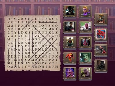 MARVEL Wordsearch