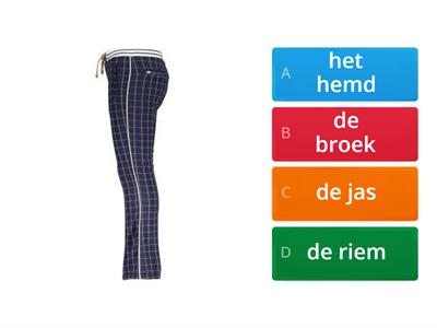 Extra woorden kleding