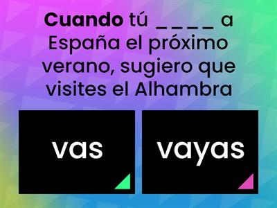 Adverb clauses: present subjunctive