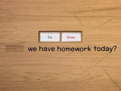 Present Simple - Do / Does - Yes / No Questions