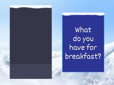 Daily routine speaking