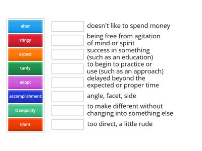 IELTS MID LEVEL WORDS