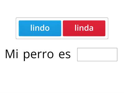 Correspondencia de género en adjetivos