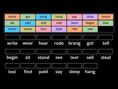 past tense verbs Betty Azar part 4