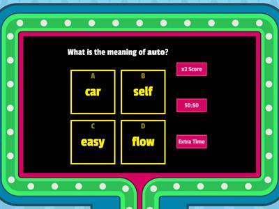 Morphemes ELA 7 Mid Year Review