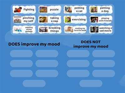 What improves my mood? 