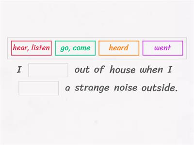 Irregular verbs 