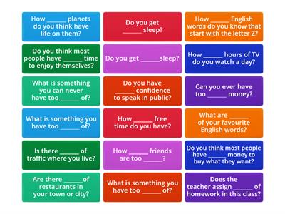 EF 9B Quantifiers Intermediate